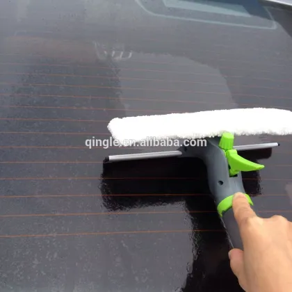 spray window squeegee wiper, glass window cleaning wiper