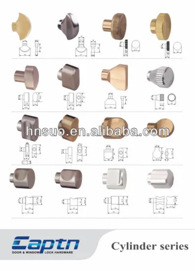 Captn C-KNOB Hot sale high quality Brass mortise locks cylinder