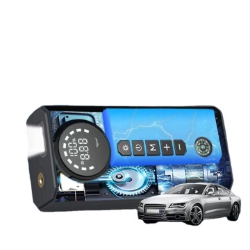 1000A Peak Multifunctional Car Battery Ignition Starter with Emergency Inflation Pump for Trucks and Motorcycles