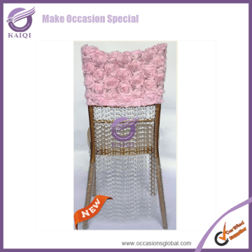 #782-18813 China chair cover with crochet flower