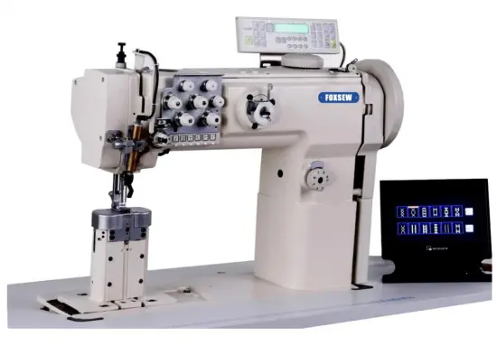 Computerized Post Bed Ornamental Stitching Machine