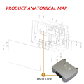 Zoomlion excavator parts 1020103382 controller computer