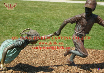 bronze statues of the bronze chidren sculptures