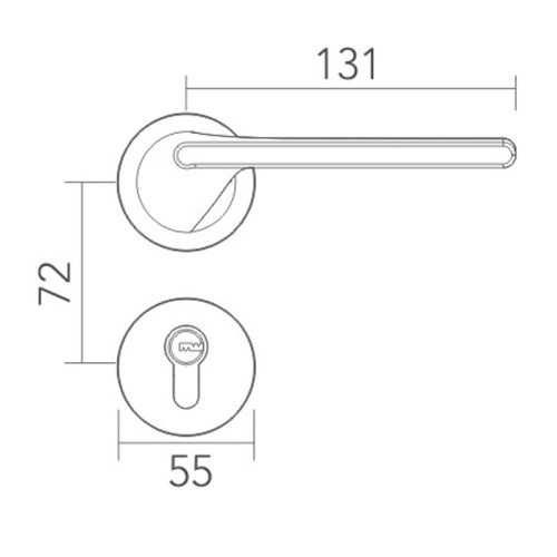Невидимый замок двери для дополнительной конфиденциальности