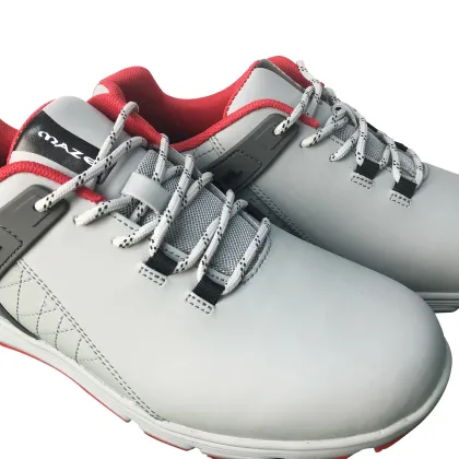 Customize Men's Water-resistant Microfiber Golf Shoes