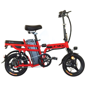 Fabriqué en Chine: Bélos de montagne pliant de 14 "Cadre en acier - Bike électrique 350W avec batterie 48V 13Ah - vélo de ville électrique
