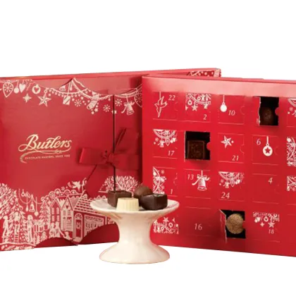12 Day Best Chocolate Advent Calendar Packaging Box