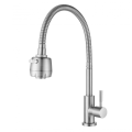 Stainless Steel Hose Single Cold Kitchen Faucet