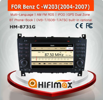 HIFIMAX WIN CE 6.0 Car DVD GPS For Mercedes Benz C W203 2004-2007 Car GPS Navigation System