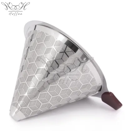 Pour Over Coffee Filter Reusable Cone Filter