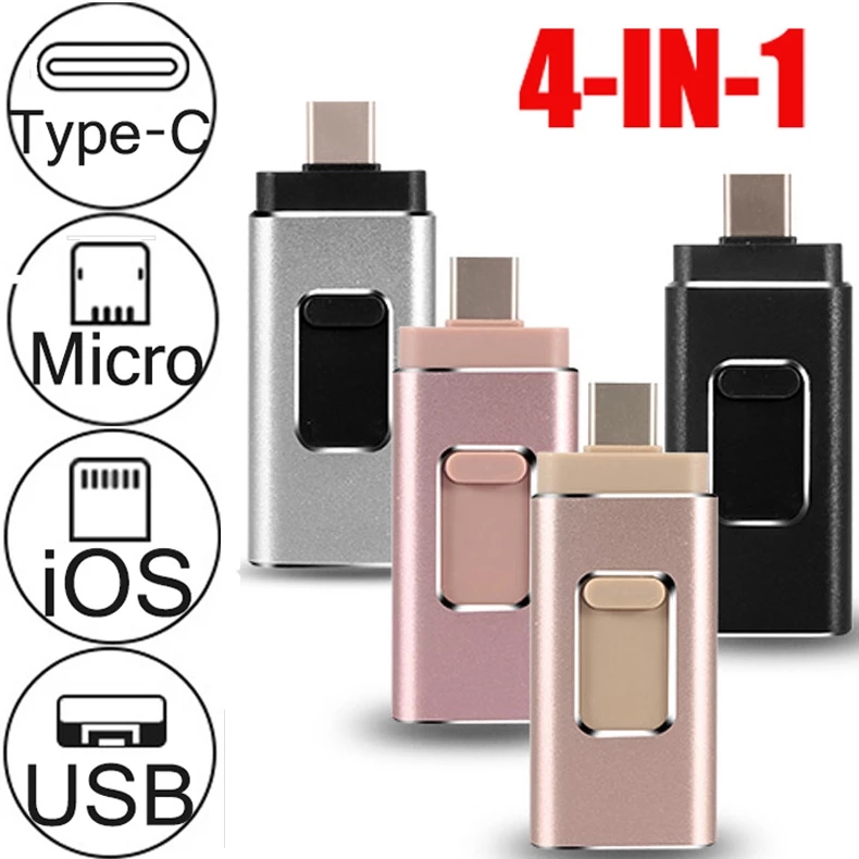 Ios Otg Usb Flash Drive The First 4 In 1 Pendrive For Iphone Ios