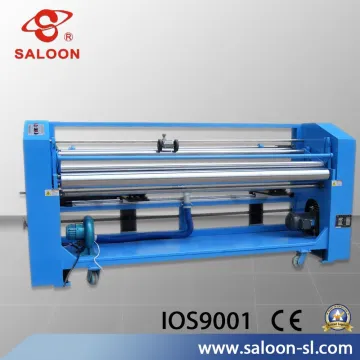 SALOON MACHINE SL - 680 - 2A Multifunctional transduction scutching cloth rewinder with bias cutter function