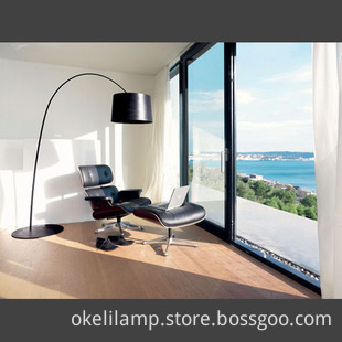 Modern Design Arc Floor Lamp Fish Floor Lamp Curved Floor Lamp
