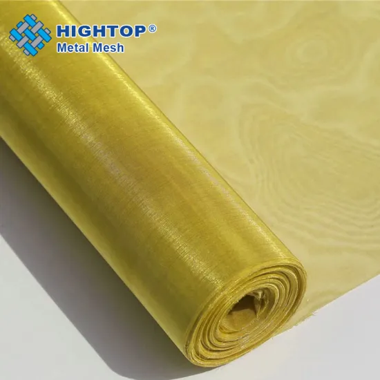 Ultra Fine Mesh Screen: 8, 20, and 100 Mesh Brass Woven Wire for EMI and RFI Shielding