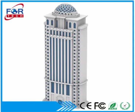 3D Building Design Speaker; High Quality Stereo Audio Portable Speaker with powerbanks