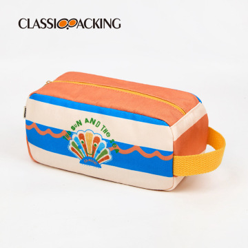 Customized Logo Anime Makeup Bag Canvas Cosmetic Storage Bag