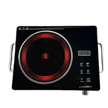 2023 Black Glass Panel One Burner Electric Cooktop - Portable, Energy Saving, No Radiation