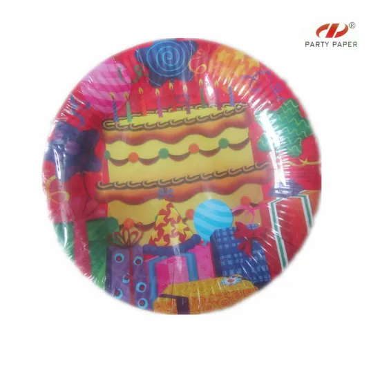 Disposable Paper Plate For Birthday