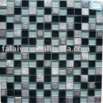 Glass Mosaic + House Decoration GS075-C