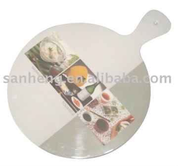 9.5" melamine round bread cutting board