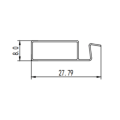 ISO Hotel Window Profil Extrusion de profil en aluminium Dies