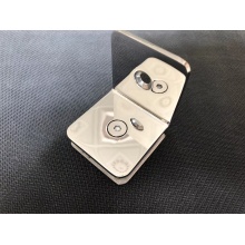 Clips de pinza de vidrio de ducha de acero inoxidable