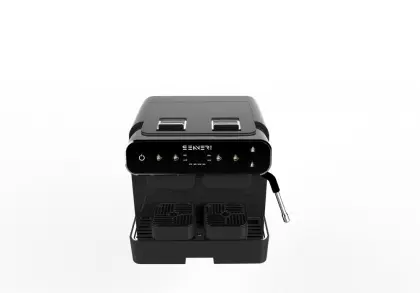 Commercial double groups capsule coffee machine with steam