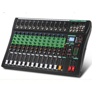 XTUGA CT120 - Hot Selling 12 Channel DSP Professional Audio Mixer for DJ and Stage