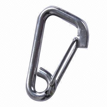 Stainless steel spring hook, measures 10 and 12mm