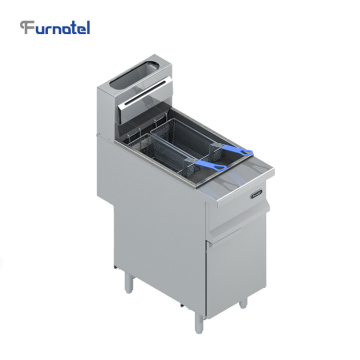 Commercial Furnotel Max Series Gas Two Tank Two Basket Chicken Potato Chips Fryer