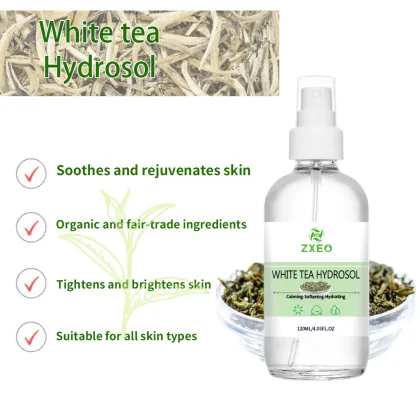 organic White Tea Hydrosol mist spray for skin care
