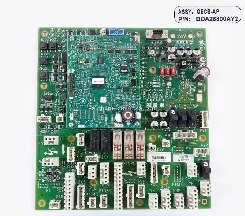 Placa base DDA26800AY2 GECB-AP para ascensores Otis