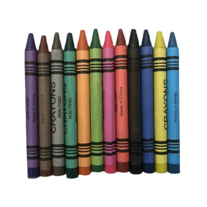 Art Manufacturer Soft Wax Crayon Pencil for Coloring Books