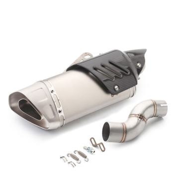 Stainless Steel Motorcycle Exhaust Mufflers: 2006-2018 R6 Full System Modifications including Front, Mid Link Pipes - 51mm Diameter