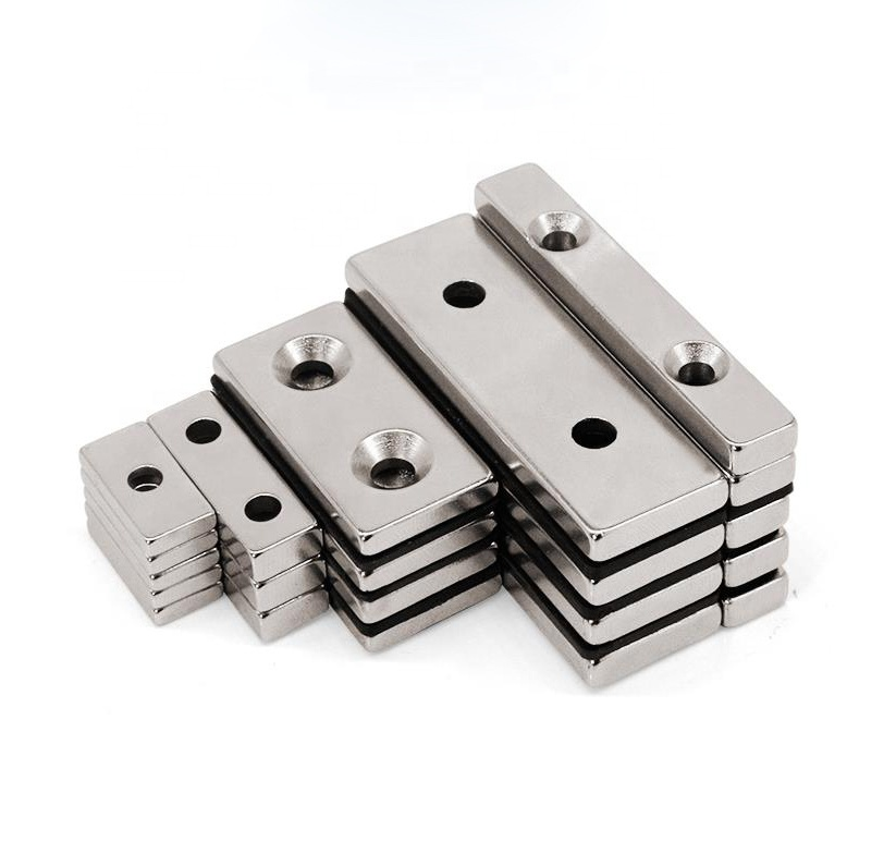 block countersunk hole magnet NdFeb magnet