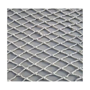 White Polyester Rope Safety Net for Building Protection
