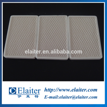Infrared honeycomb ceramic plate for gas stove and baking equipment