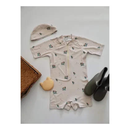 Summer Custom Baby Girl Swim Dress - Printed Girls Swimwear Swimsuit