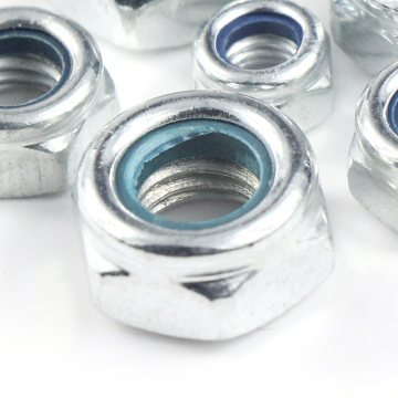 Stainless Steel Nylock Nuts M3-M12 Hexagon Type with Nylon Insert