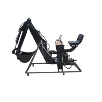 Mini Tractor with Front End Loader and Backhoe - 4x4 Compact Tractor for Sale
