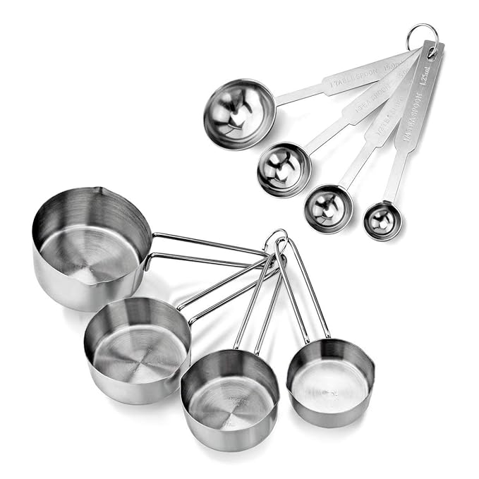 measuring cups and spoons set