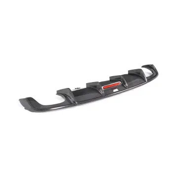 Carbon Fiber Rear Bumper Diffuser and Lip Spoiler for Audi A4/S4 B9 Models (2017-2019)