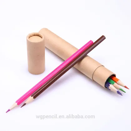 7 colored pencil set/school pencil with customized pencil gift box