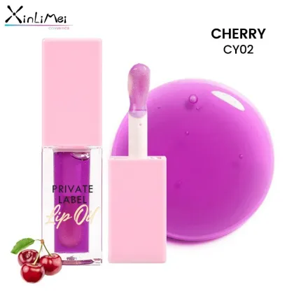 Vegan Glossy Lipgloss with Fruit Tint and Plumping Effect