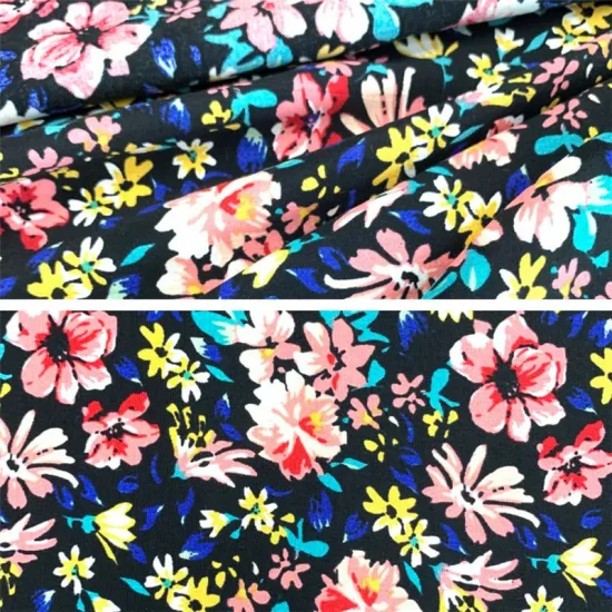 50% Viscose 50% Rayon Amunzen Printing Shirts Fabric