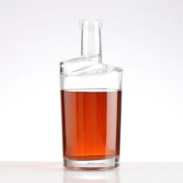 empty vodka glass bottle/brandy glass bottle