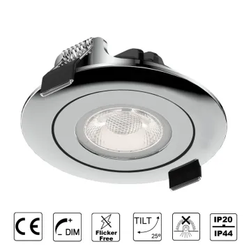 Small downlight led orientable