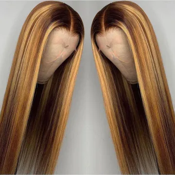 Yeswigs Hd Full 99J 27 30 Highlights Colored Lace Wig Raw Brazilian Virgin Human Hair Lace Front Wig For Black Women Human Hair