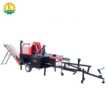 High-Power 20T Max Gasoline Engine Firewood Processor & Log Splitter