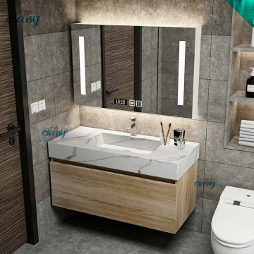 Muebles de baño de bambú con almacenamiento